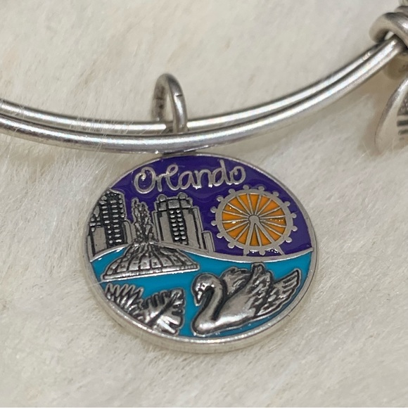 Alex and Ani Bangle Bracelets 5 - Virgo, Blessed, Large Crystal, Baby, O… - Picture 3 of 7